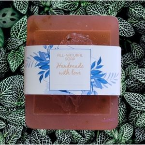 Rose Essential oil handmade soap with 🌹 petals